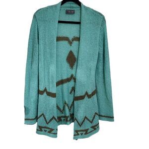 Wooden Ships cardigan S/M acrylic Mohair Wool blend thin Boho Western